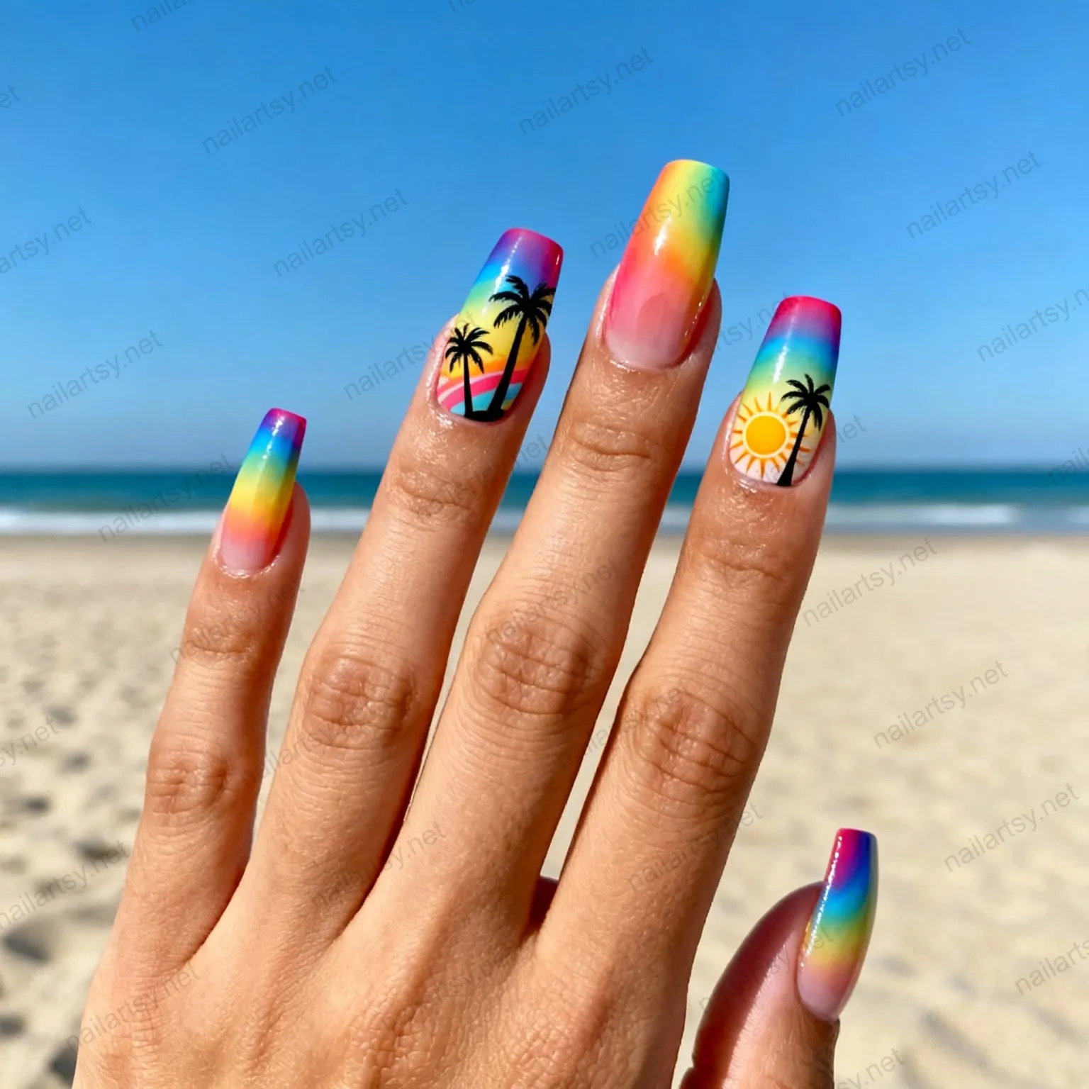 Nail art design 870