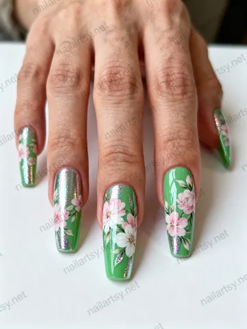 Glitter Nail Design #835 Image