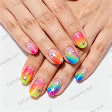 Round Nail Design #595 Image