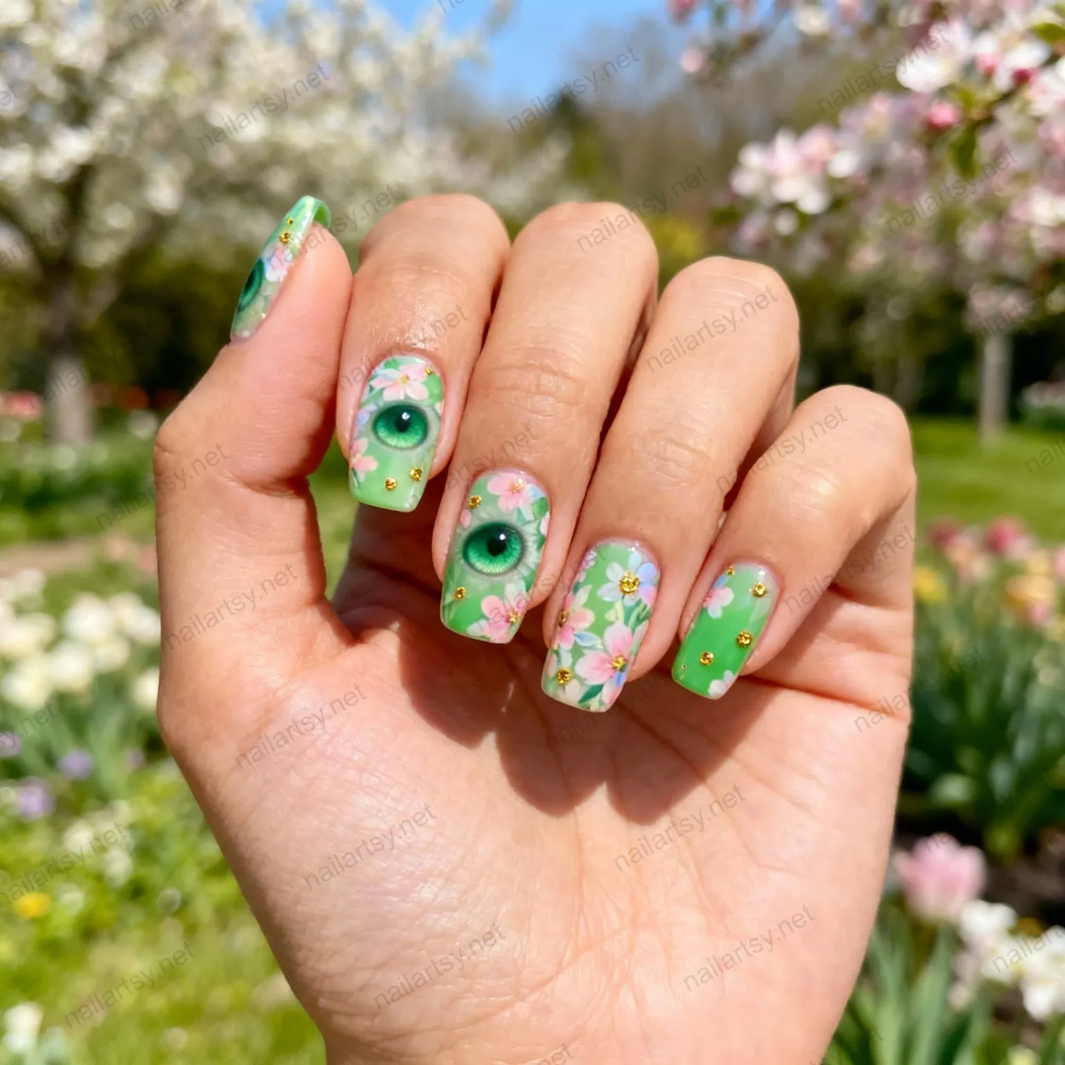 Nail art design 745