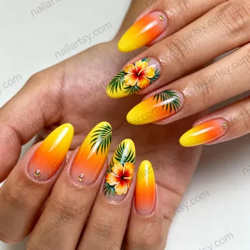 Almond Nail Design #1059 Image
