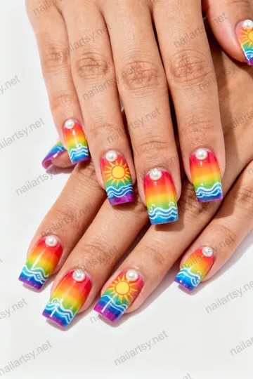 Medium Nail Design #619 Image
