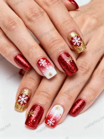 Glitter Nail Design #574 Image