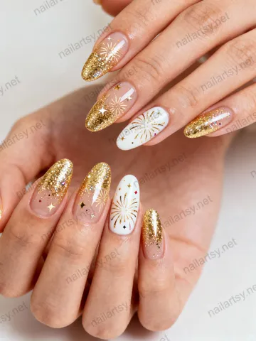 Almond Nail Design #491 Image