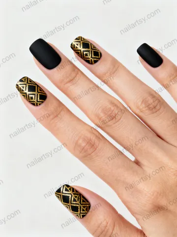 Squoval Nail Design #985 Image