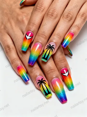 Cat Eye Nail Design #515 Image