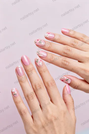 Round Nail Design #587 Image