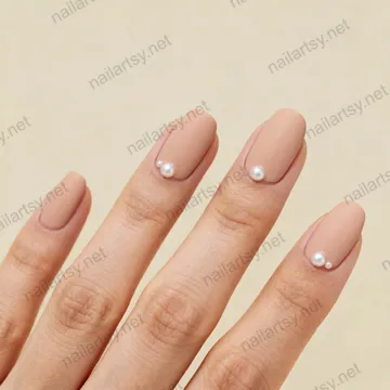 Oval Nail Design #874 Image