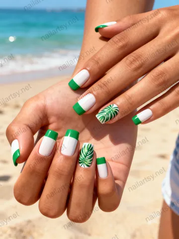 Square Nail Design #604 Image