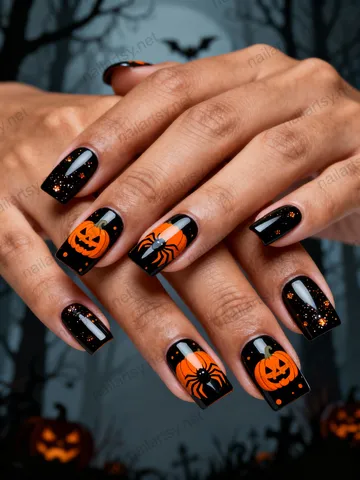 Square Nail Design #601 Image