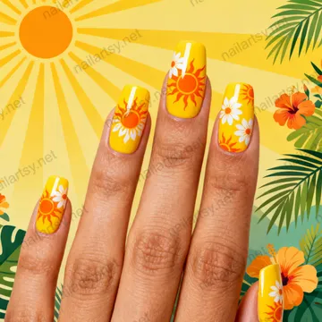 Squoval Nail Design #440 Image
