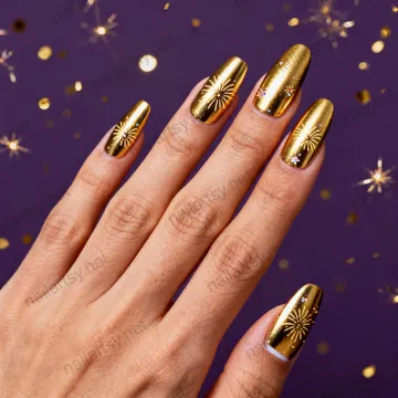Round Nail Design #589 Image
