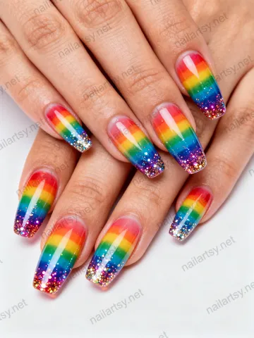 Glitter Nail Design #283 Image