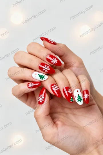 Almond Nail Design #1050 Image