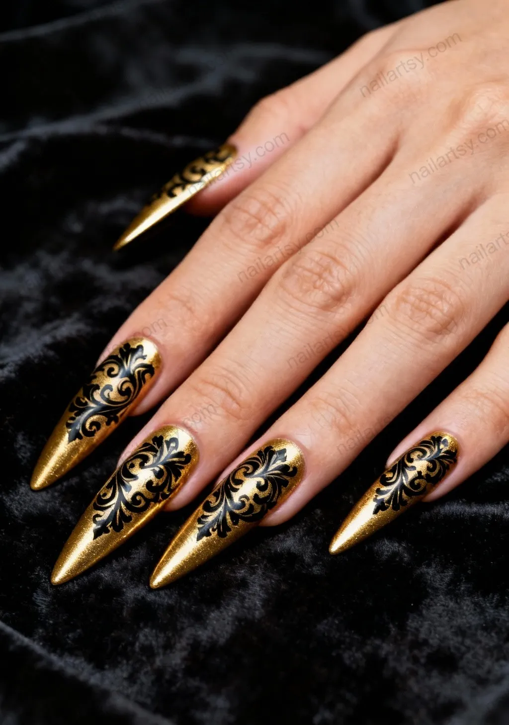 Nail art design 1064