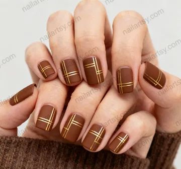 Square Nail Design #1086 Image