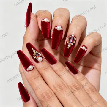 Coffin Nail Design #956 Image