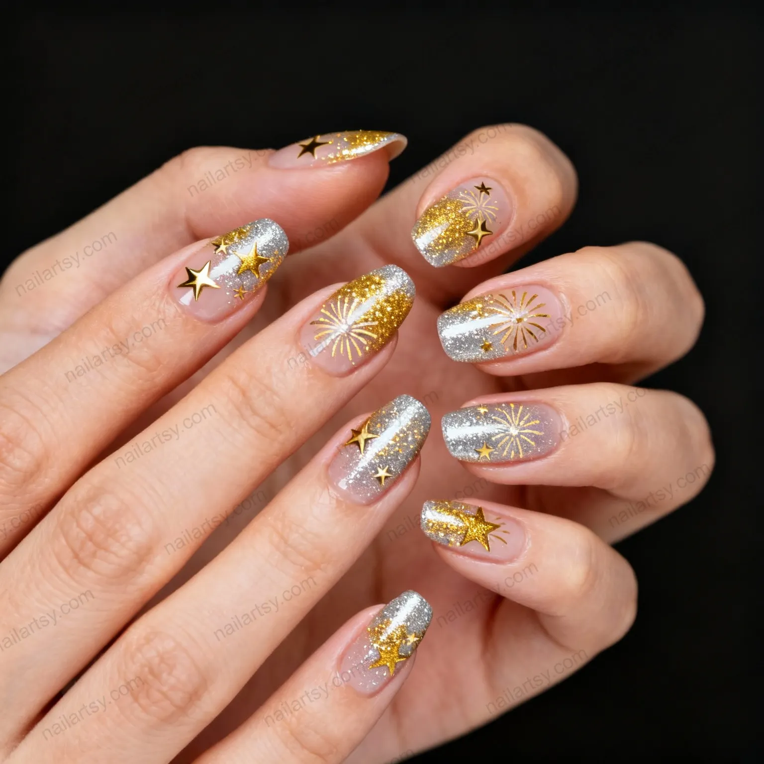 Nail art design 1006
