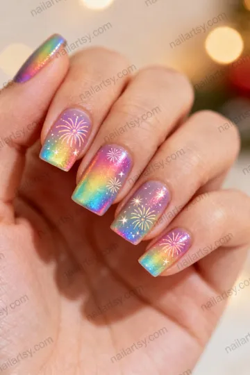Square Nail Design #1058 Image
