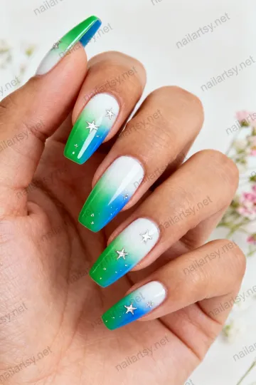 Aurora Nail Design #704 Image