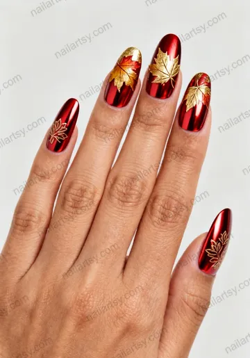 Oval Nail Design #1084 Image