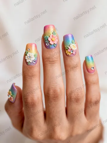 Medium Nail Design #675 Image