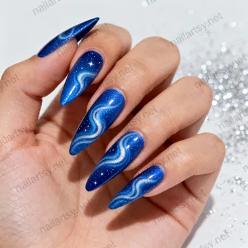Cat Eye Nail Design #726 Image