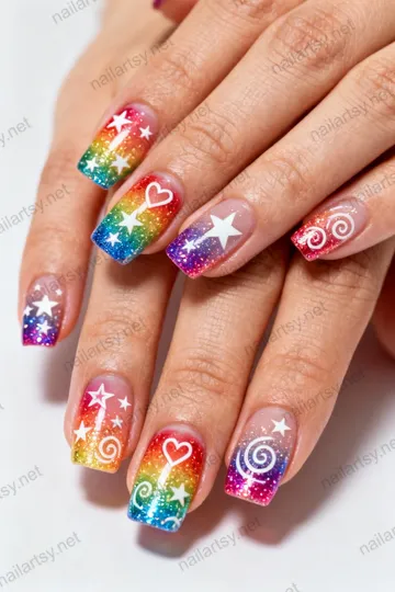 Glitter Nail Design #634 Image