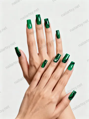 Cat Eye Nail Design #420 Image