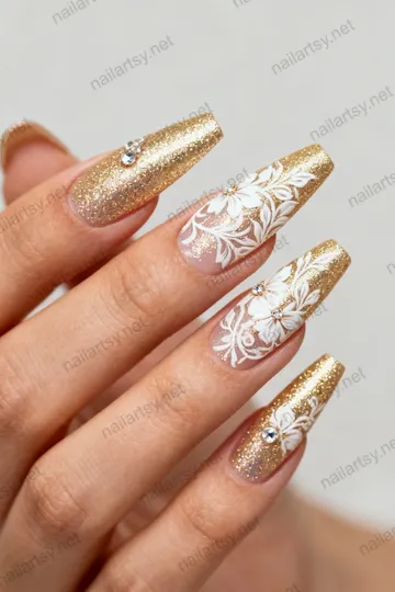 Glitter Nail Design #827 Image