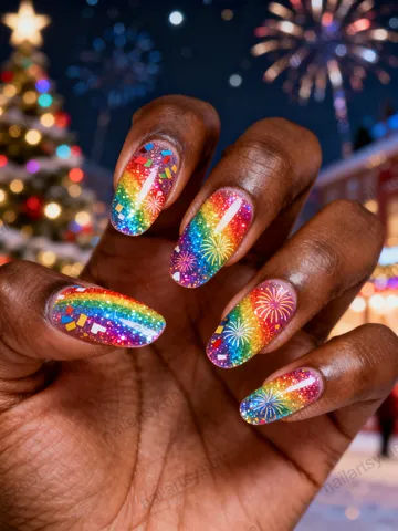 Glitter Nail Design #291 Image