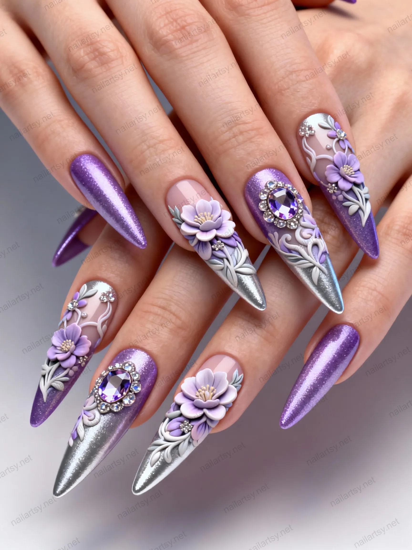 Nail art design 676