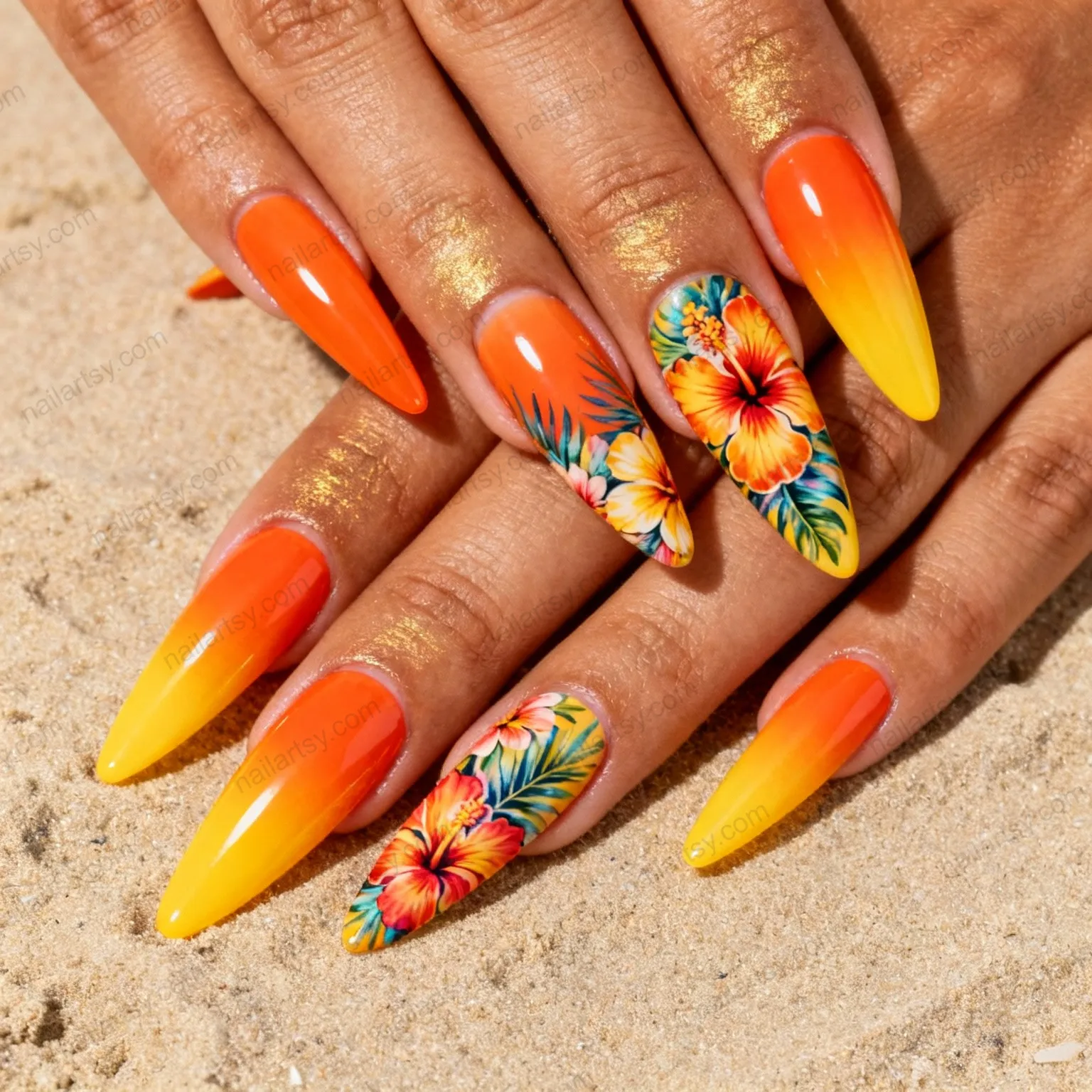 Nail art design 989