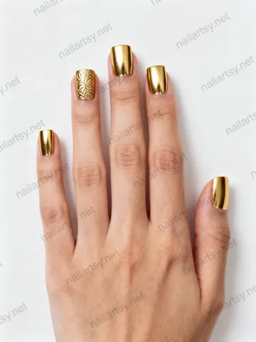 Square Nail Design #752 Image