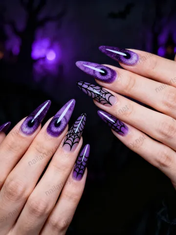 Cat Eye Nail Design #742 Image