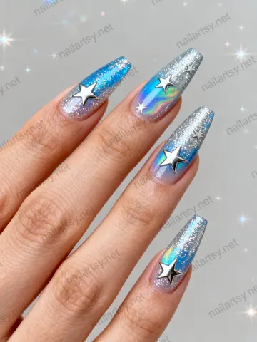 Glitter Nail Design #837 Image