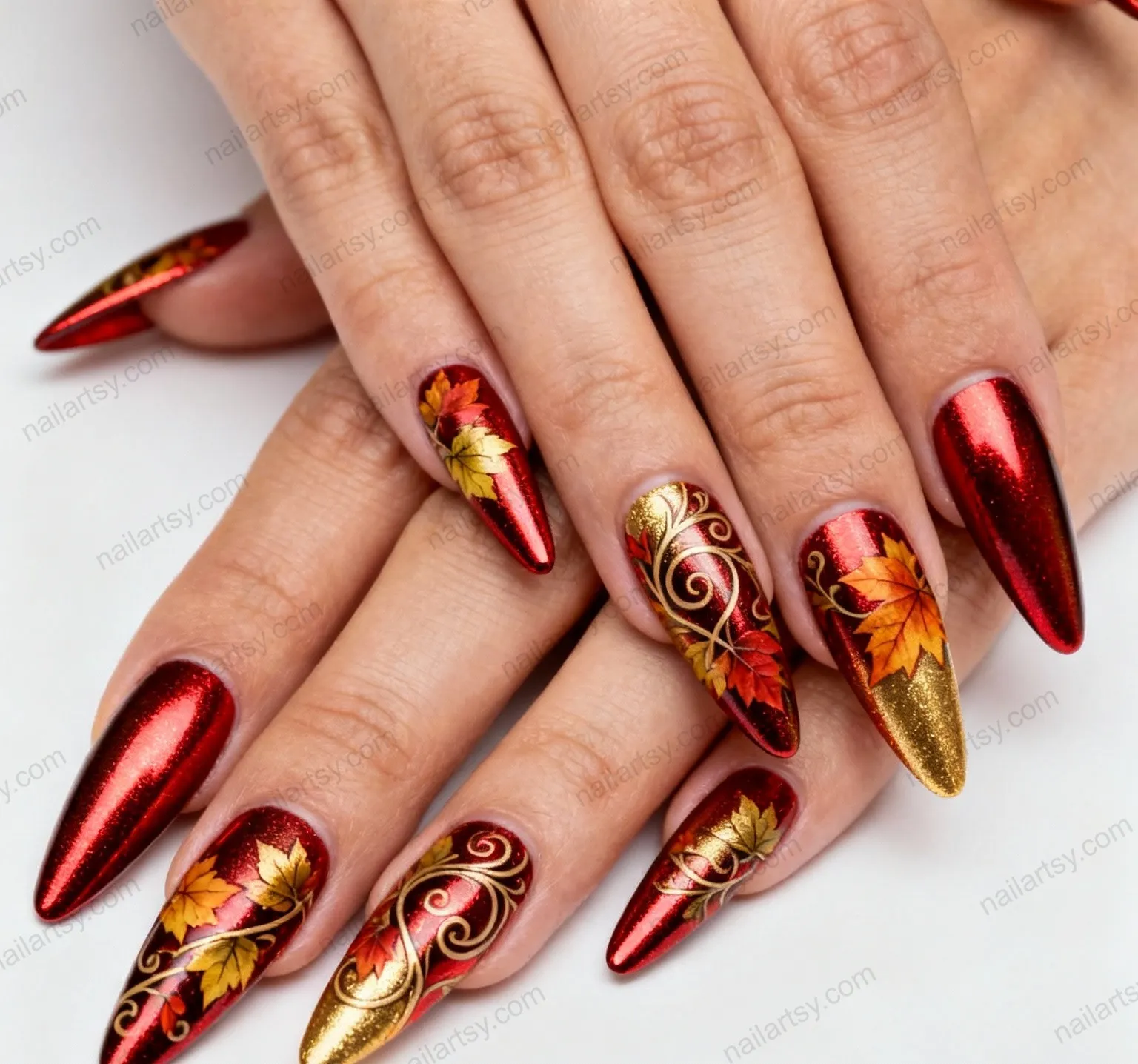 Nail art design 1077