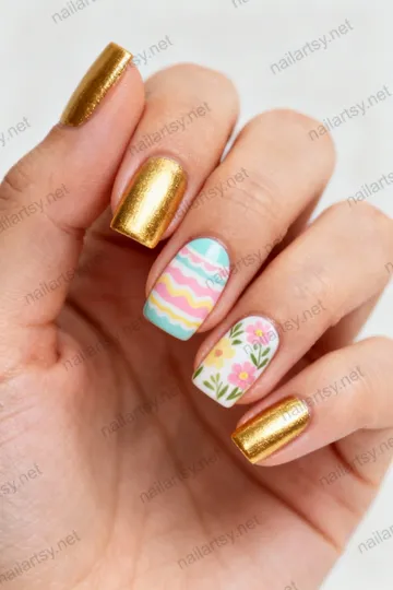 Square Nail Design #852 Image