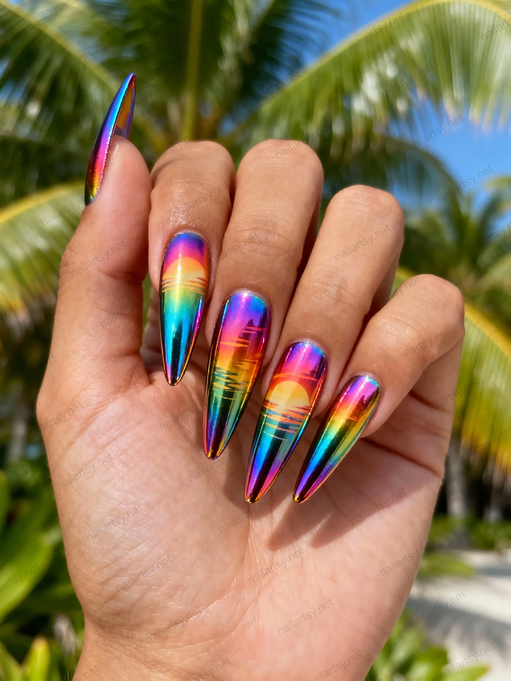 Nail art design 746
