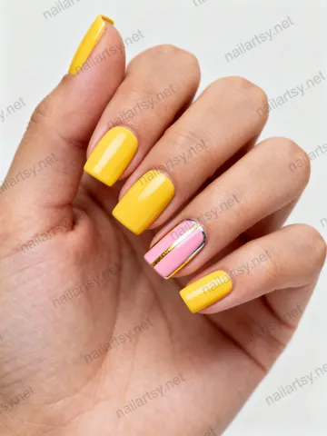 Square Nail Design #377 Image