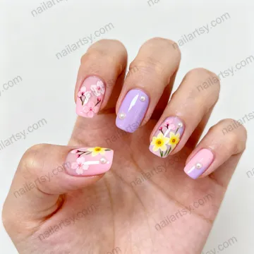 Spring Nail Design #1043 Image