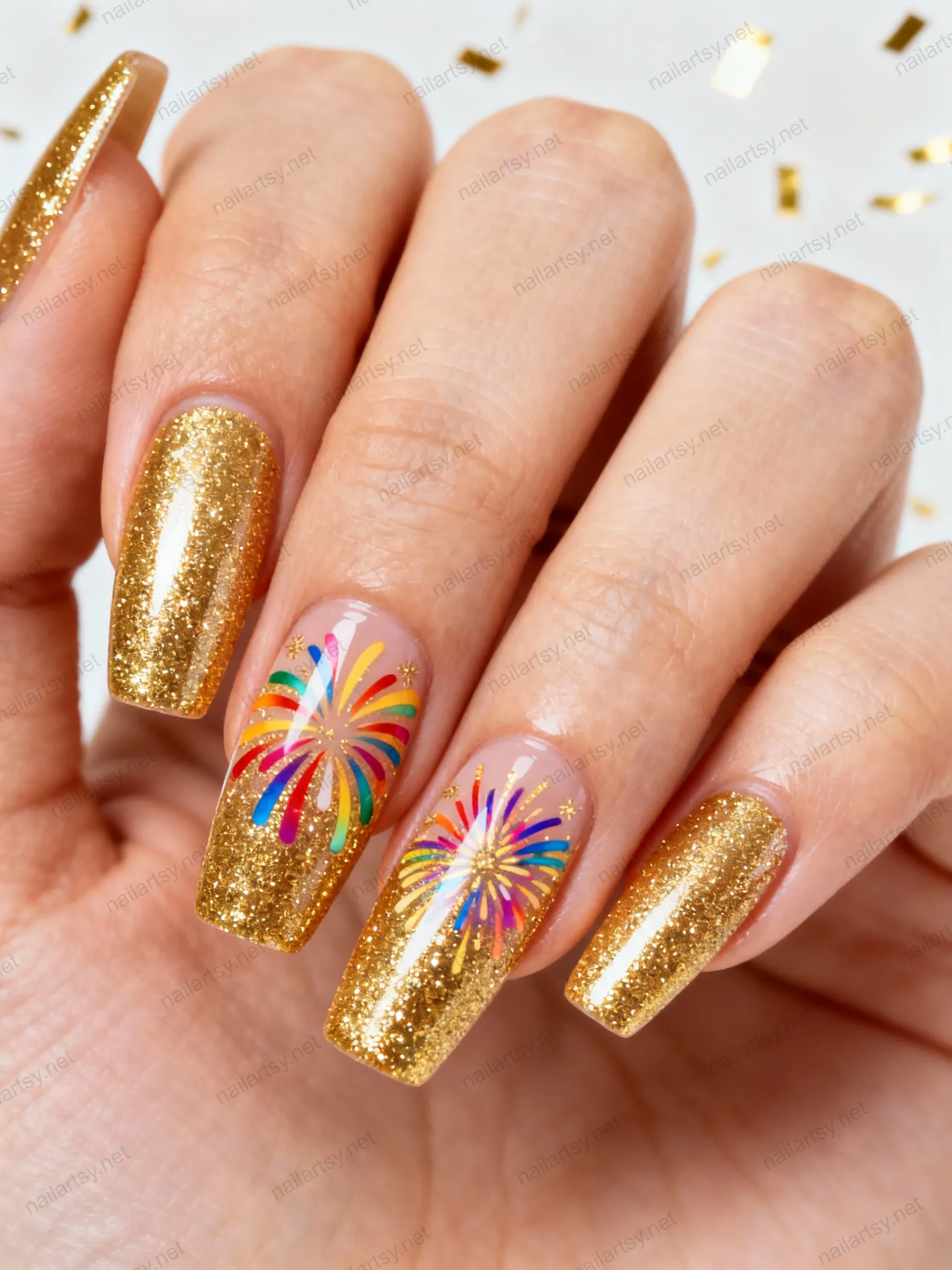 Nail art design 859