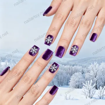 Square Nail Design #605 Image