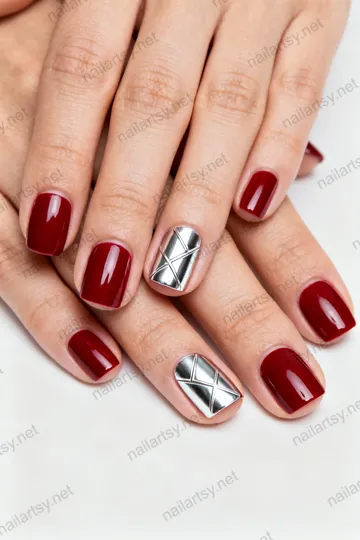 Squoval Nail Design #635 Image