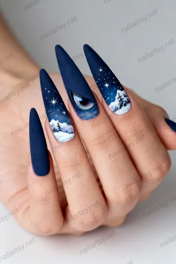Cat Eye Nail Design #722 Image