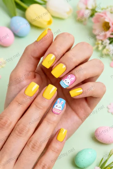 Square Nail Design #860 Image