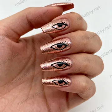 Cat Eye Nail Design #735 Image