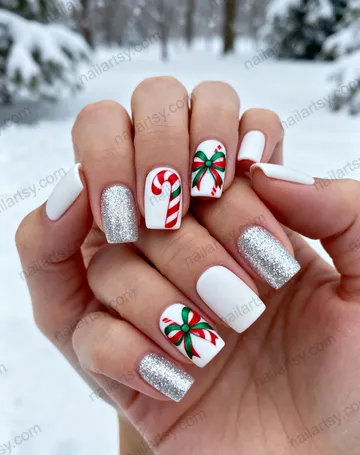 Square Nail Design #1110 Image