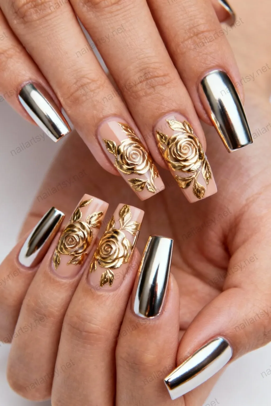 Nail art design 608