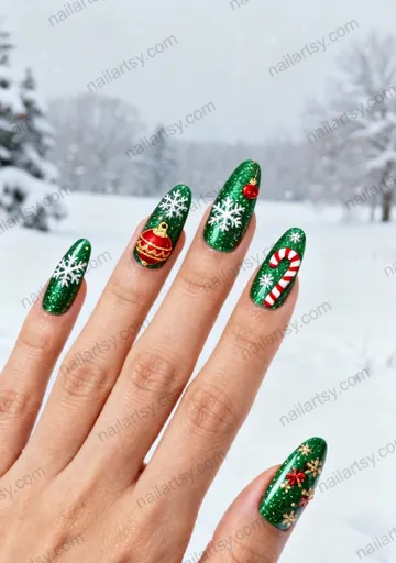 Almond Nail Design #1113 Image